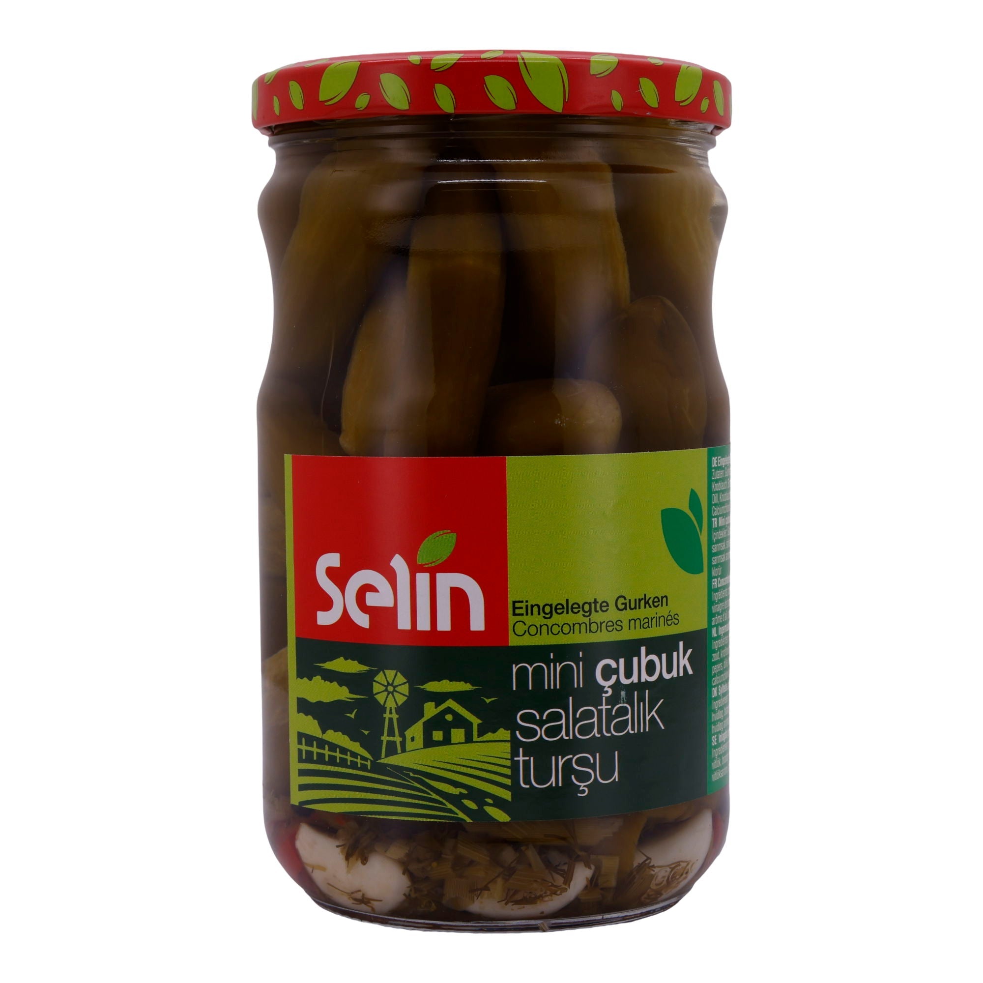 Gurken Selin | Eingelegt | Vielseitig verwendbar | 620g SELIN